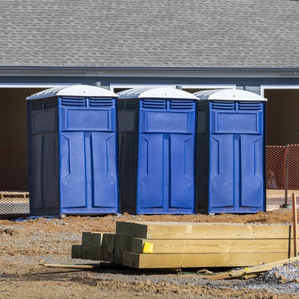 is there a specific order in which to place multiple porta potties in Zahl ND